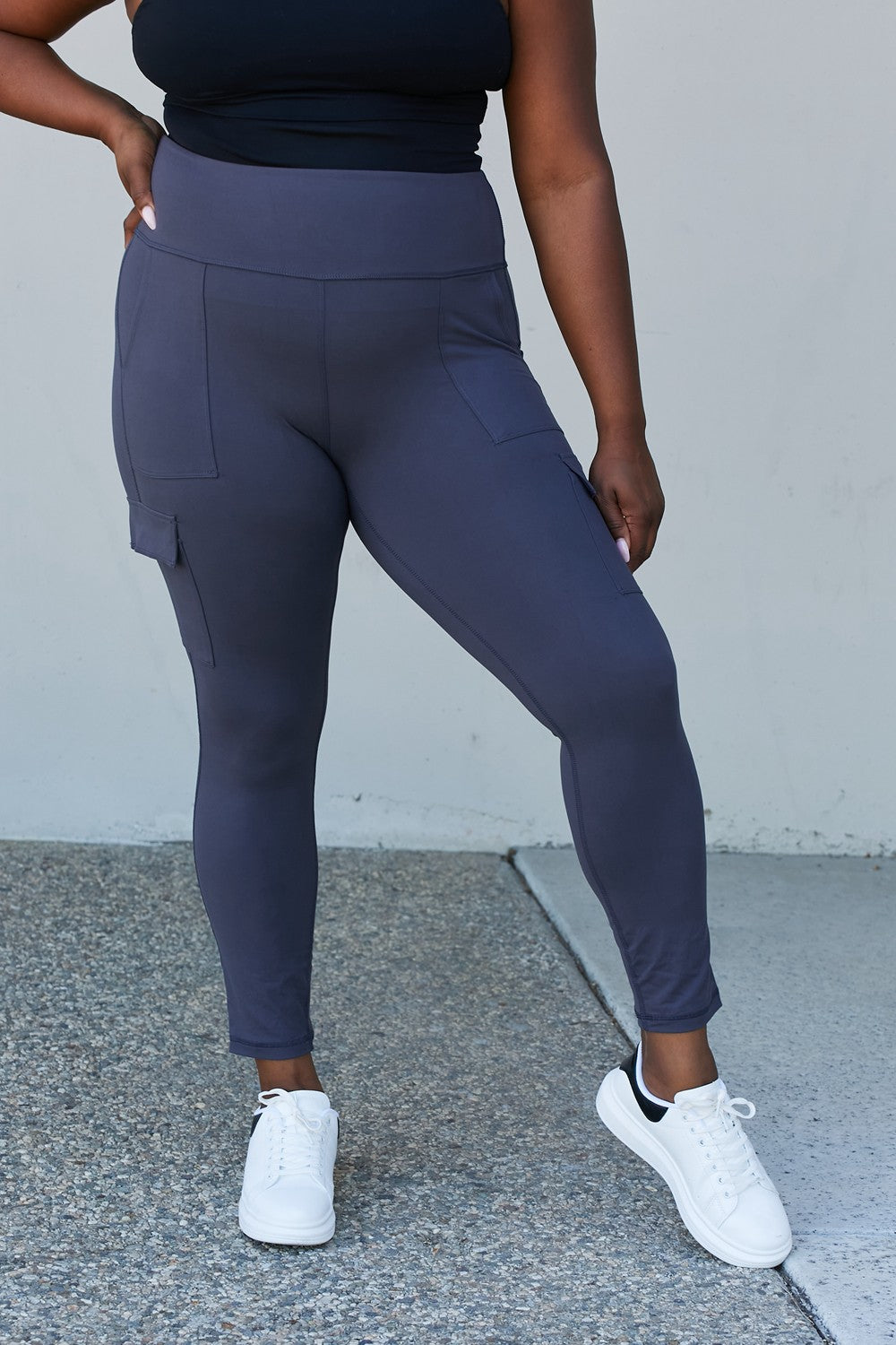 Rae Mode Full Size Cargo Leggings