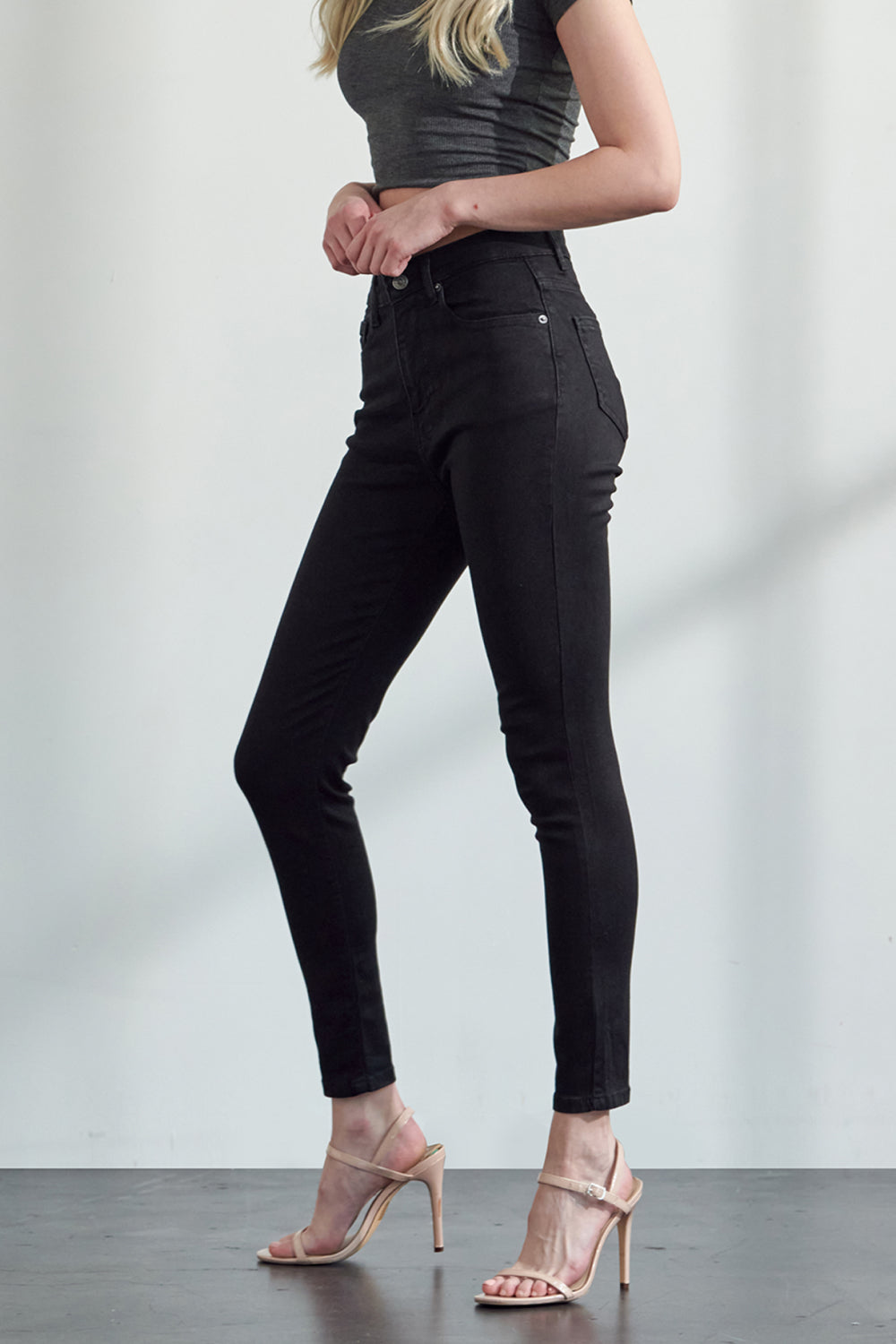 Muselooks High-Rise Ankle-Length Skinny Jeans