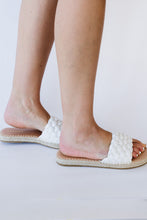 Load image into Gallery viewer, KAYLEEN Dear Lover Woven Espadrille Slides
