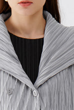 Load image into Gallery viewer, Accordion Pleated Double-Breasted Trench Coat
