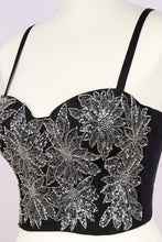 Load image into Gallery viewer, Beaded Sequin Floral Bustier
