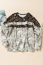 Load image into Gallery viewer, Leopard Tie-Dye Sweatshirt
