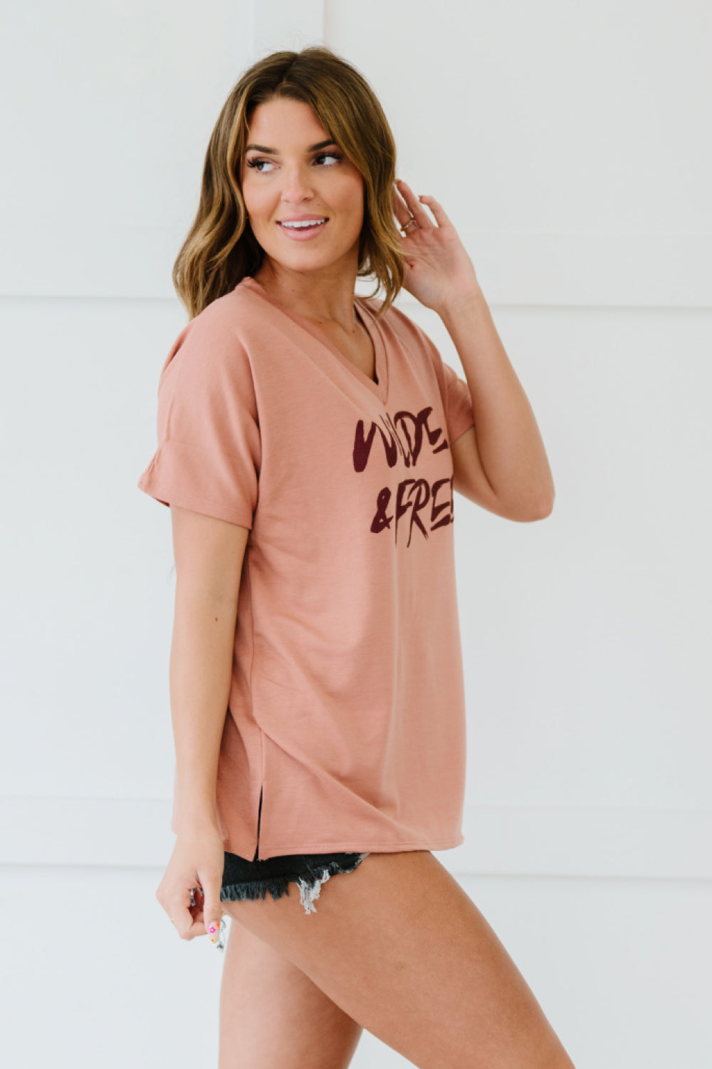 Sew In Love Wilde & Free Full Size Run Graphic Tee